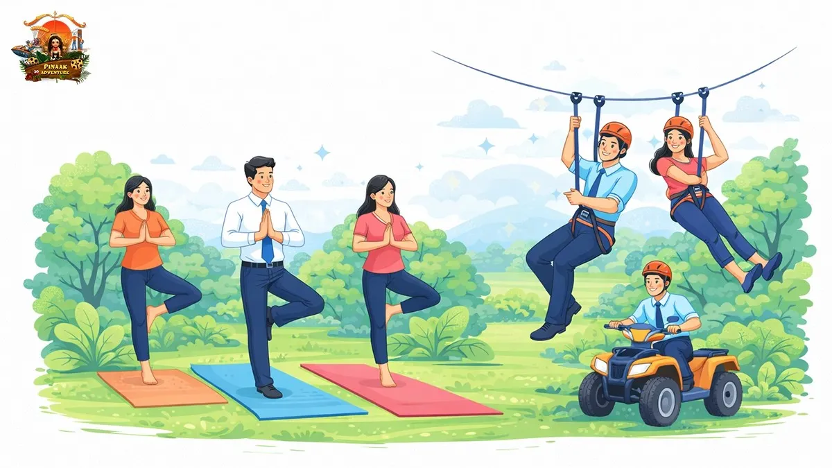 Corporate Wellness Meets Adventure in Lucknow Pinaak adventure Park